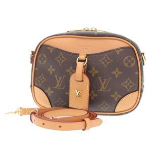 Louis Vuitton Deauville MINI Shoulder Bag Monogram Canvas Tea